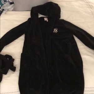 Victoria’s Secret long terry cloth hooded robe